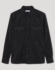 Vegan Leather Suede Shirt/Liberte