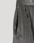 Full circle pleated skirt/irregular